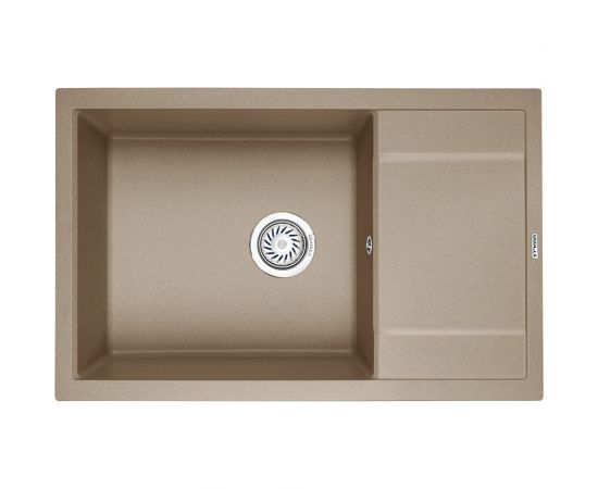 Оборачиваемая кухонная кварцевая мойка GRANULA 780х500 мм, песок GR-7805 