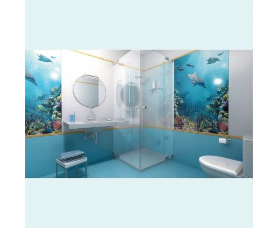 Панель ПВХ КронаПласт Unique подводный мир фон, 1 шт. 00-00026090 – изображение 2