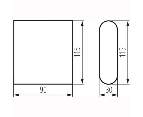 Фасадный светодиодный светильник KANLUX GARTO LED EL 8W-GR 29270 – изображение 2