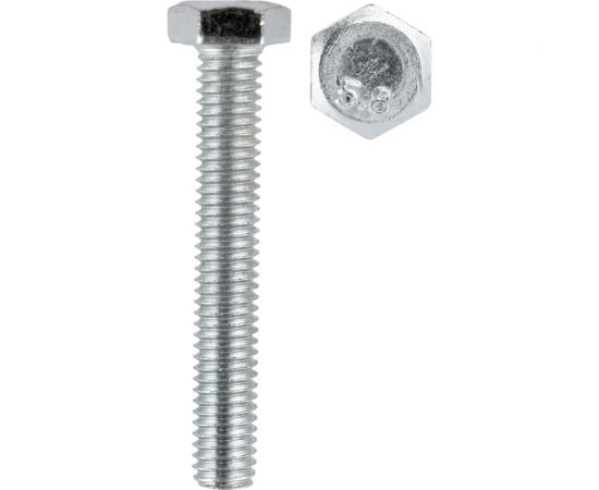 Шестигранный болт KRANZ DIN 933, 6x40, 10 шт. 1302-0640-4 – изображение 2