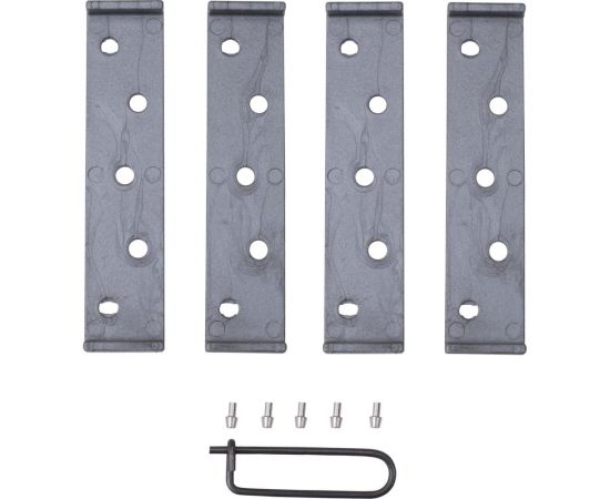 Петля 2-го действия ALDEGHI LUIGI SPA 148x50x42 мм, оцинк. сталь, к-т 2 шт. + ключ 101AZ150B2 – изображение 2