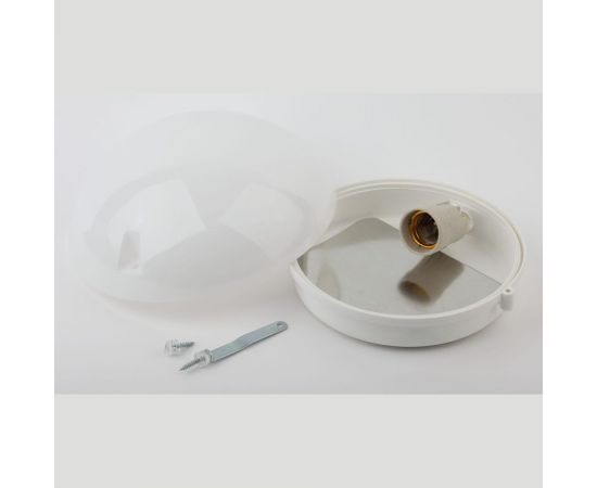 Антивандальный светильник ЭРА НБП 0660012 Сириус IP54, E27, max 60Вт, D220, КРУГ, матовый, 5/175 Б0048410 – изображение 2