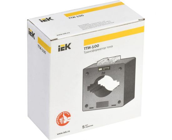 Трансформатор тока IEK ТТИ-100 2500, 5А, 15ВА, класс 0,5S ITT60-3-15-2500 – изображение 2