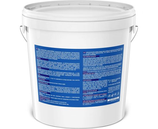 Влагостойкая краска ЯРОСЛАВСКИЕ КРАСКИ FAKTOR для интерьеров белая, ведро 28 кг О05363 – изображение 2