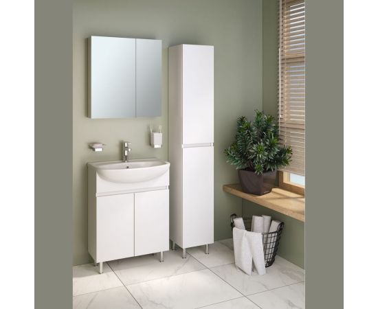 Зеркальный шкаф Runo Лада 60 белый 00-00001159 – изображение 3