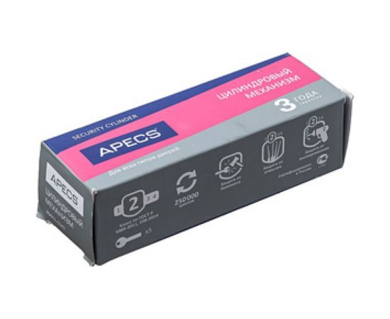 Цилиндровый механизм APECS SM-80/35/45C/-C-NI 28621 – изображение 3
