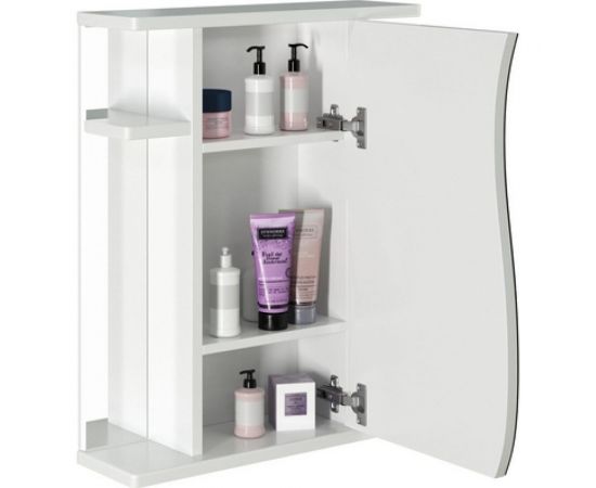 Навесной шкаф Mixline Классик-55 правый, без подсветки, ПВХ 525511 – изображение 3