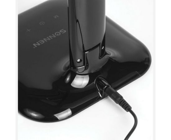 Светильник настольный SONNEN BR-888, на подставке, светодиодный, 8 Вт, черный, 236665 – изображение 4