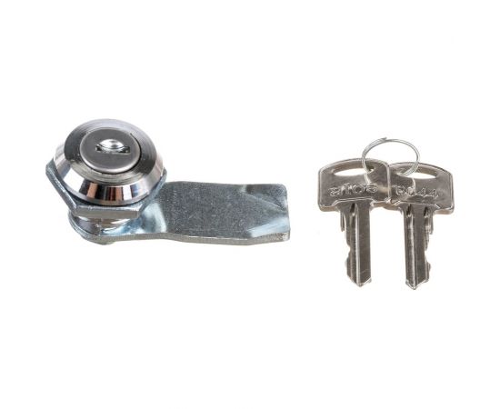 Замок под английский ключ ТРИЗАМ (2 кл в уп.), с ригелем металл, хром ЗЧА05.М.2.01.1061.К TRZ0033 – изображение 4