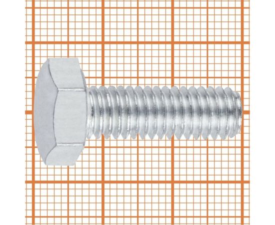 Болт с шестигранной головой FastenPro DIN 933 10.9 M10x30 6 шт., FP-подвес 14-0020582 – изображение 4