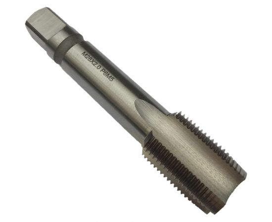 Машинно-ручной метчик TORNERI М28х2 Р6М5, для сквозных отверстий 038210 – изображение 6