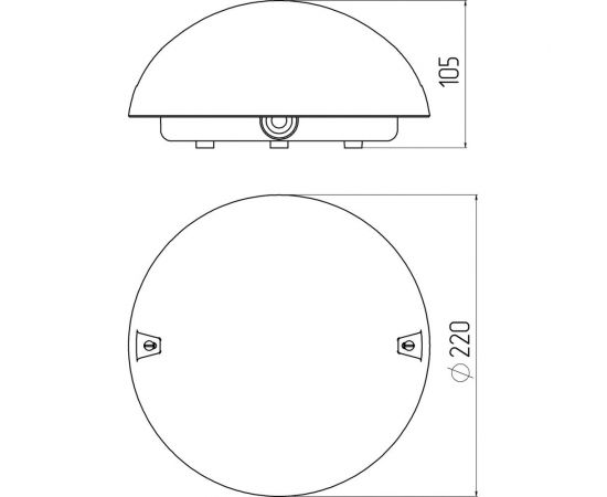 Антивандальный светильник ЭРА НБП 0660012 Сириус IP54, E27, max 60Вт, D220, КРУГ, матовый, 5/175 Б0048410 – изображение 7