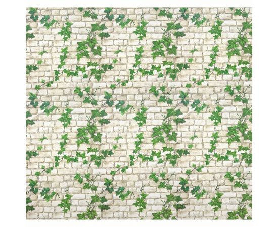 Пленка декоративная Волжанка кирпич листья, 2 м ПЛ45-2КЛ 