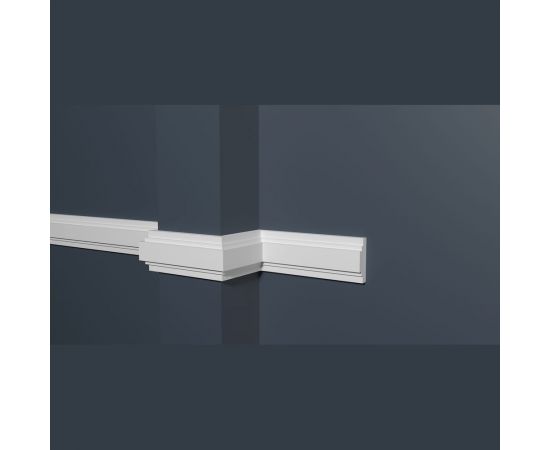 Стеновой молдинг Decor-Dizayn ударопрочный влагостойкий под покраску 30Х10Х2000 мм DD623 