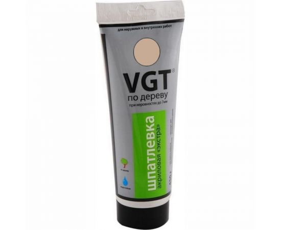 Шпаклевка по дереву VGT Экстра Береза 0,4 кг туба 11607844 