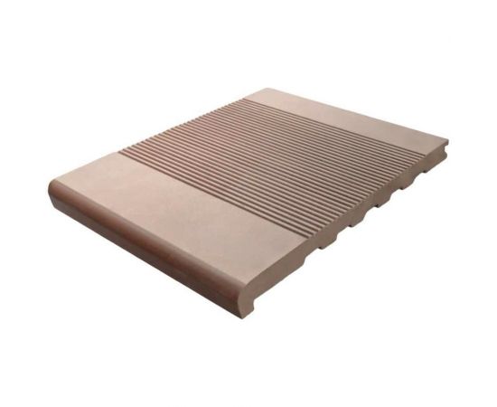 Ступень Groentec 322х30х4000 мм, полнотелая, брашированная, коричный SFВB 322-30-4000 