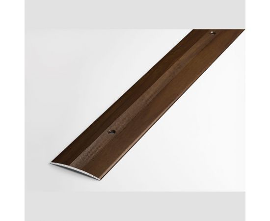 Порог прямой алюминиевый декоративный (37 мм, 1,8 м, Венге) ЛУКА 00000001371 
