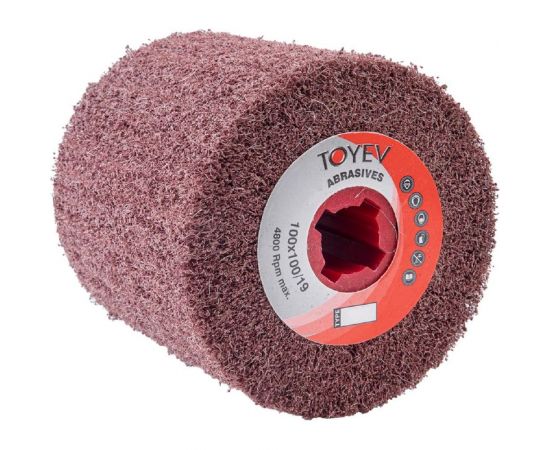 Валик нетканый шлифовальный SBM (100x100x19 мм; A-M) Toyev 005000 