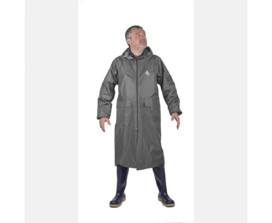 Влагозащитный плащ-дождевик БЕРТА 800-52-54 серый, рост 182-188 