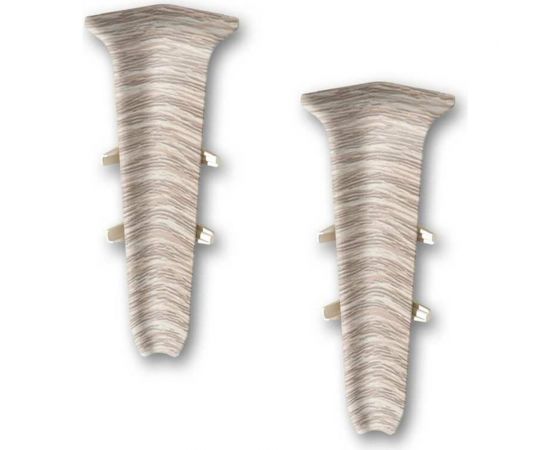 Внутренний угол для плинтуса DECONIKA (70 мм; 229 Дуб латте; 2 шт.) Д-П70-В-Ф2 229 ДУБ ЛАТ 