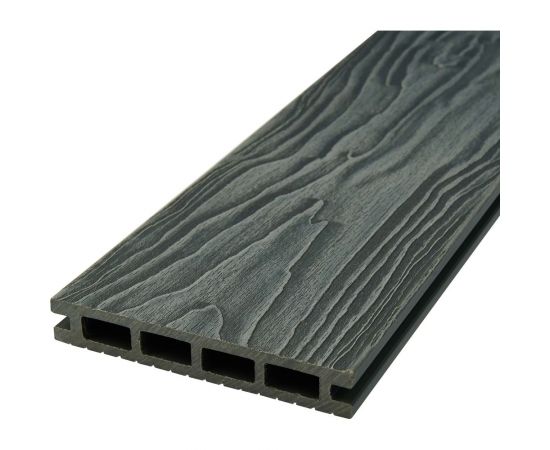 Доска Groentec серая, шовная, пустотелая, с тиснением 3D Ш TDEGP3D 145-22-4000 