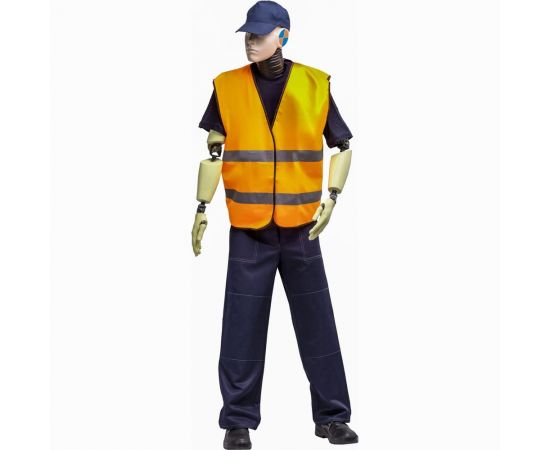 Сигнальный оранжевый жилет РОБАМАГ 2 СОП, плотность 100 г/кв.м, размер XXXL 4673733572142 