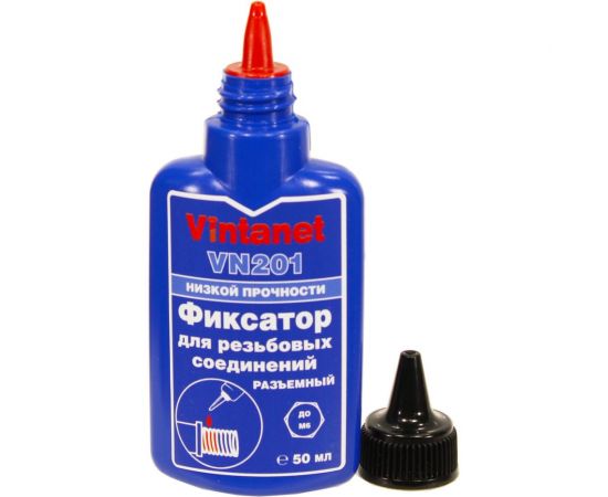 Фиксатор для резьбовых соединений, низкопрочный, анаэробный VINTANET VN201, 50 мл VN20150ML – изображение 2