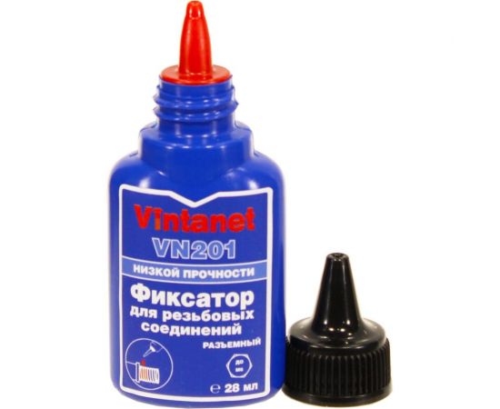 Фиксатор для резьбовых соединений, низкопрочный, анаэробный VINTANET VN201, 28 мл VN20128ML – изображение 2