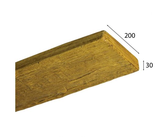 Доска Cosca Decor Рустик 200x30 мм, дуб светлый, 2.6 м СПБ029430 – изображение 2