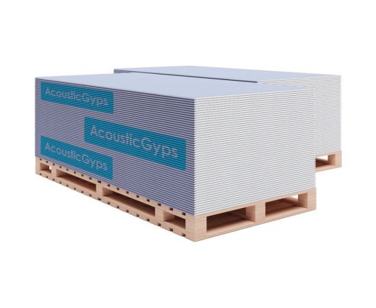 Гипсоволокнистый звукоизоляционный лист Техносонус АкустикГипс (2,5х1,2 м; 12,5 мм; 3 кв.м) 1300300004 – изображение 4