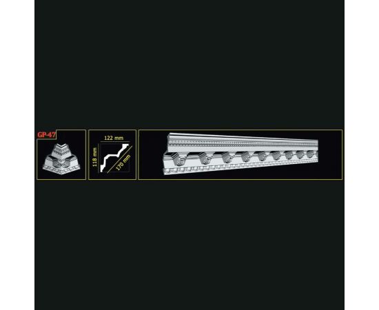 Плинтус Glanzepol GP-47 2 м 4607131654896 – изображение 4