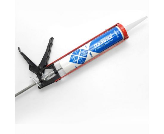 Акриловый универсальный клей-герметик Политех (белый; 260 мл) 6507810 – изображение 4