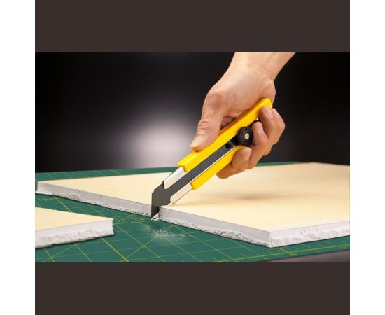 Нож с выдвижным лезвием OLFA в комплекте с лезвиями 5 шт, 25мм OL-H-1BB/5BB – изображение 5