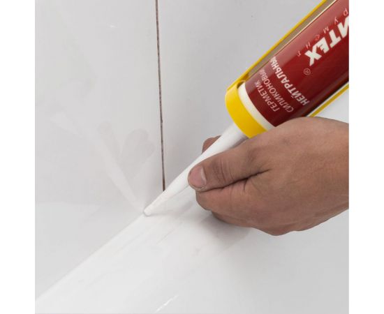 Силиконовый нейтральный герметик Политех (белый; 280 мл) 6507925 – изображение 8