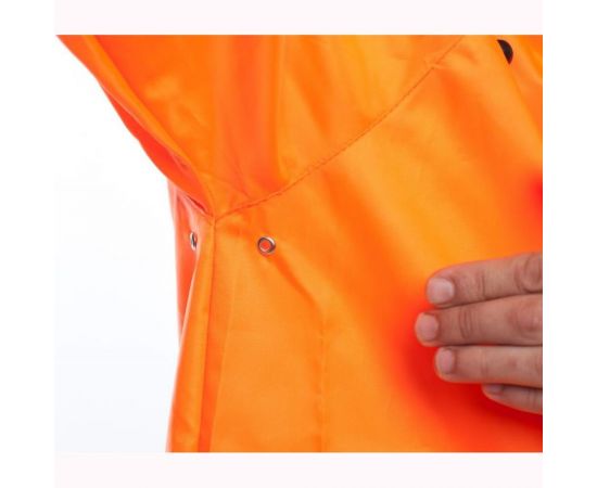 Влагозащитный облегченный плащ-дождевик БЕРТА 800-52-54, оранжевый – изображение 9