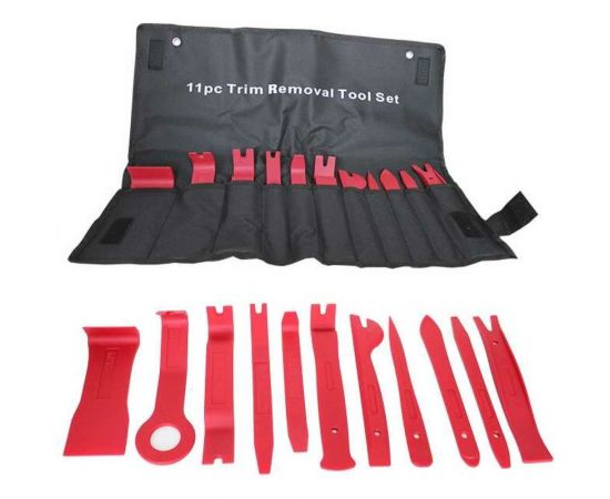 Набор пластиковых съемников клипс Русский Мастер 11 шт. в органайзере РМ-72048 