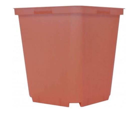 Горшок для рассады Ангора 1 л, 11x11x12 см, квадратный, терракотовый А5504тр 