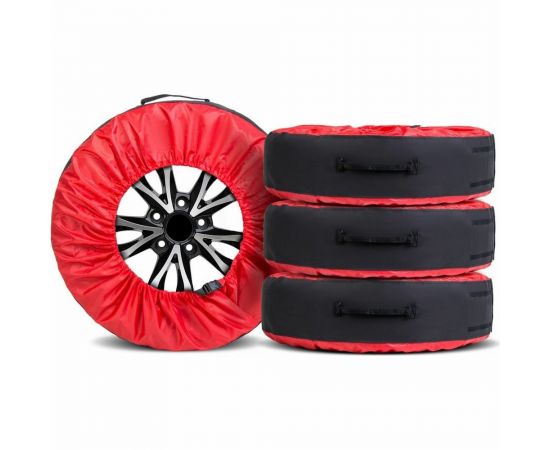 Чехлы для хранения автомобильных колес AutoFlex 4 шт., размер от 15” до 20”, цвет черный 80401 