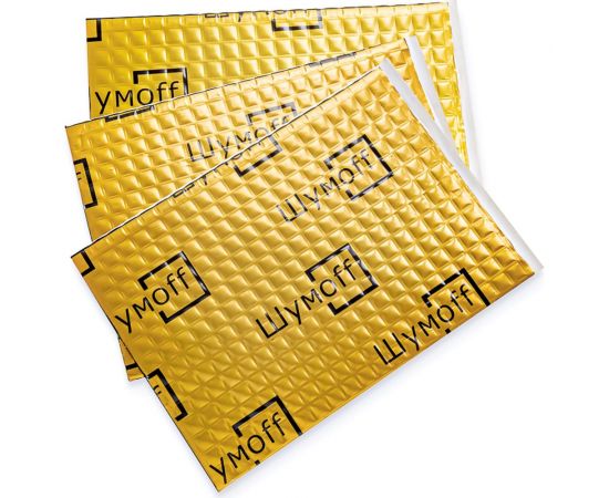 Вибродемпфирующий материал Шумофф М4, 12 листов в пачке УТ000000306 