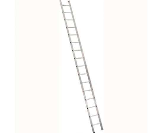 Приставная алюминиевая лестница UFUK 16 ступеней 411116 
