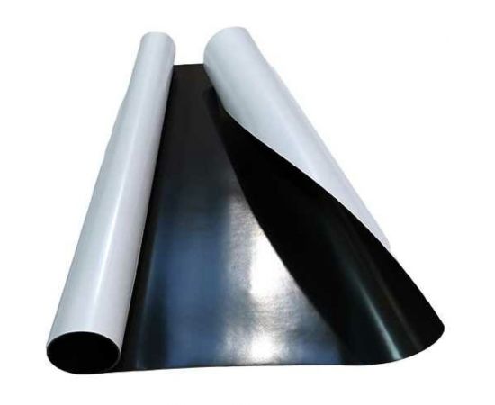 Магнитный винил с клеевым слоем Проф-магнит 0,62x1м, толщина 0,4 мм Винил 0,4 (с клеем) 