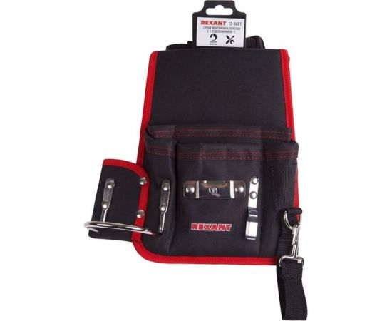 Поясная сумка монтажника REXANT с 5 отделениями RE-5 12-5601 