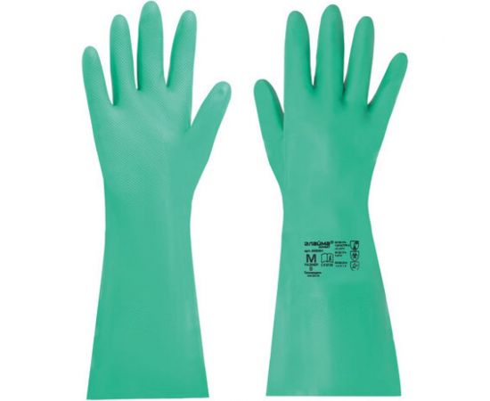 Нитриловые перчатки ЛАЙМА НИТРИЛ EXPERT, 70 гр/пара, химически устойчивые, гипоаллергенные, М 605001 
