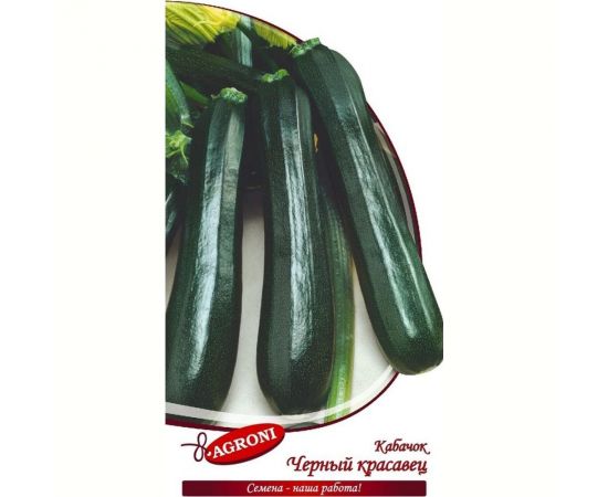Семена Агрони Кабачок цуккини ЧЕРНЫЙ КРАСАВЕЦ 4087 