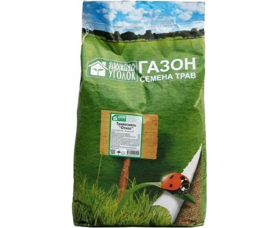 Семена газона Зеленый уголок Травосмесь Откос 2.5 кг 20742 