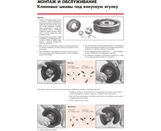 Шкив OPTIBELT SPA 200/3 TB – изображение 2