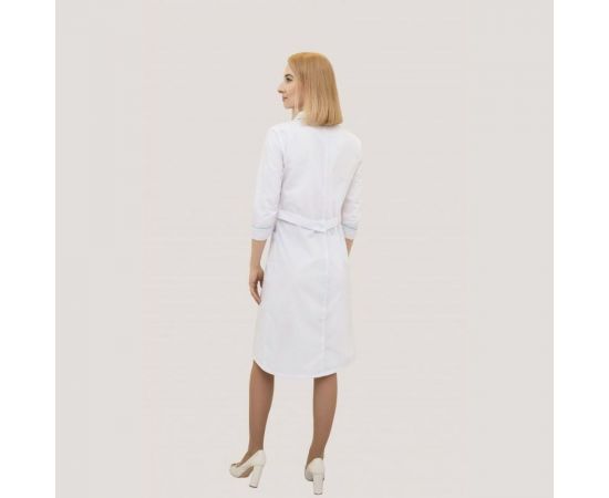 Женский халат Tekca Line Эконом 3 белый/бирюза, р.56-58, рост 170-176 2028336255589 – изображение 2