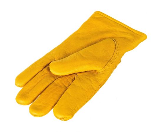 Утепленные кожаные перчатки из лицевой кожи S. GLOVES SOBAT размер 10 31999-10 – изображение 2