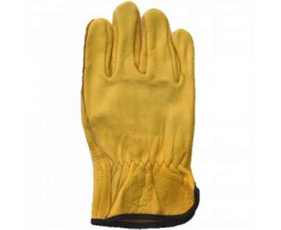 Кожаные желтые перчатки Дока ДРАЙВЕР RX 5003, 10 АВ с подкладкой DK.3500.06681 – изображение 2