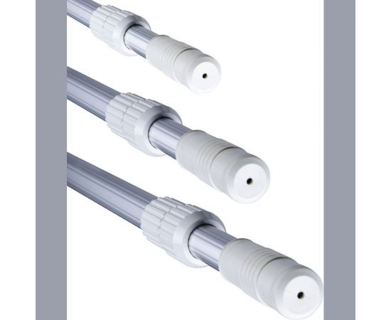 Телескопическая штанга Reexo 2-секционная, крепление зажим, алюминий 1.1 мм, длина 2.4–4.8 м 167645 – изображение 2